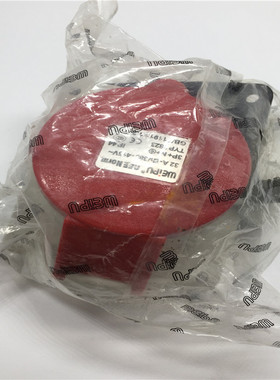 WEIPU工业插座暗装斜式插座TYP3823  32A 5芯 防水IP44 现货