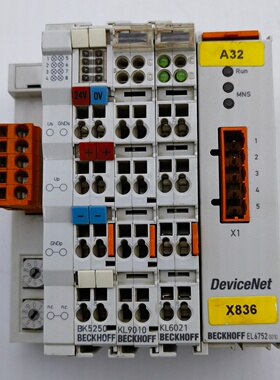 BECKHOFF EK1100 BK5250 KL9010 KL6021 EL6752 EL9011 IO模块组