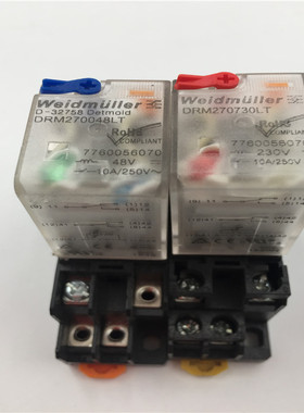魏德米勒DRM270048LT 7760056070 48V/DRM270730LT 7760056076