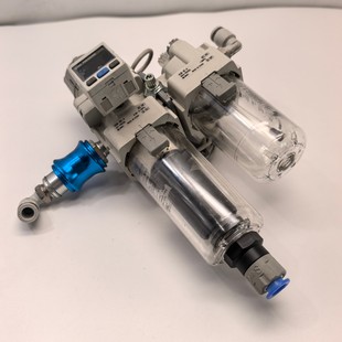 带压力表ISE30A SMC油水分离器AL30 C实物 02C AW30