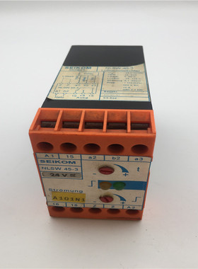 SEIKOM安全继电器NLSW45-3 24VDC/AC 10A 功能完好  现货