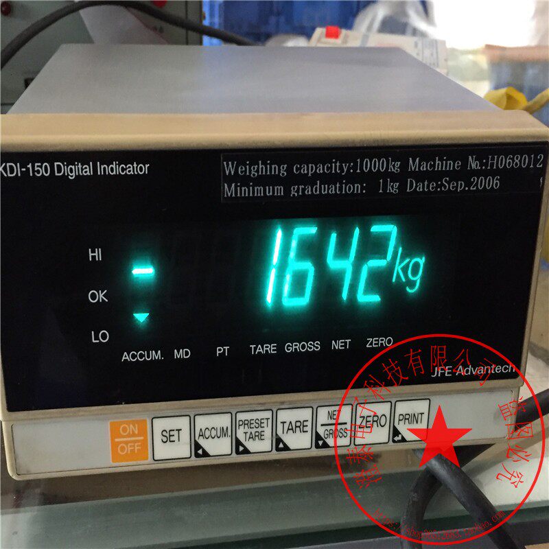 JFE Advantech称重数字显示控制器KDI-150 AC100V 功能完好 议价