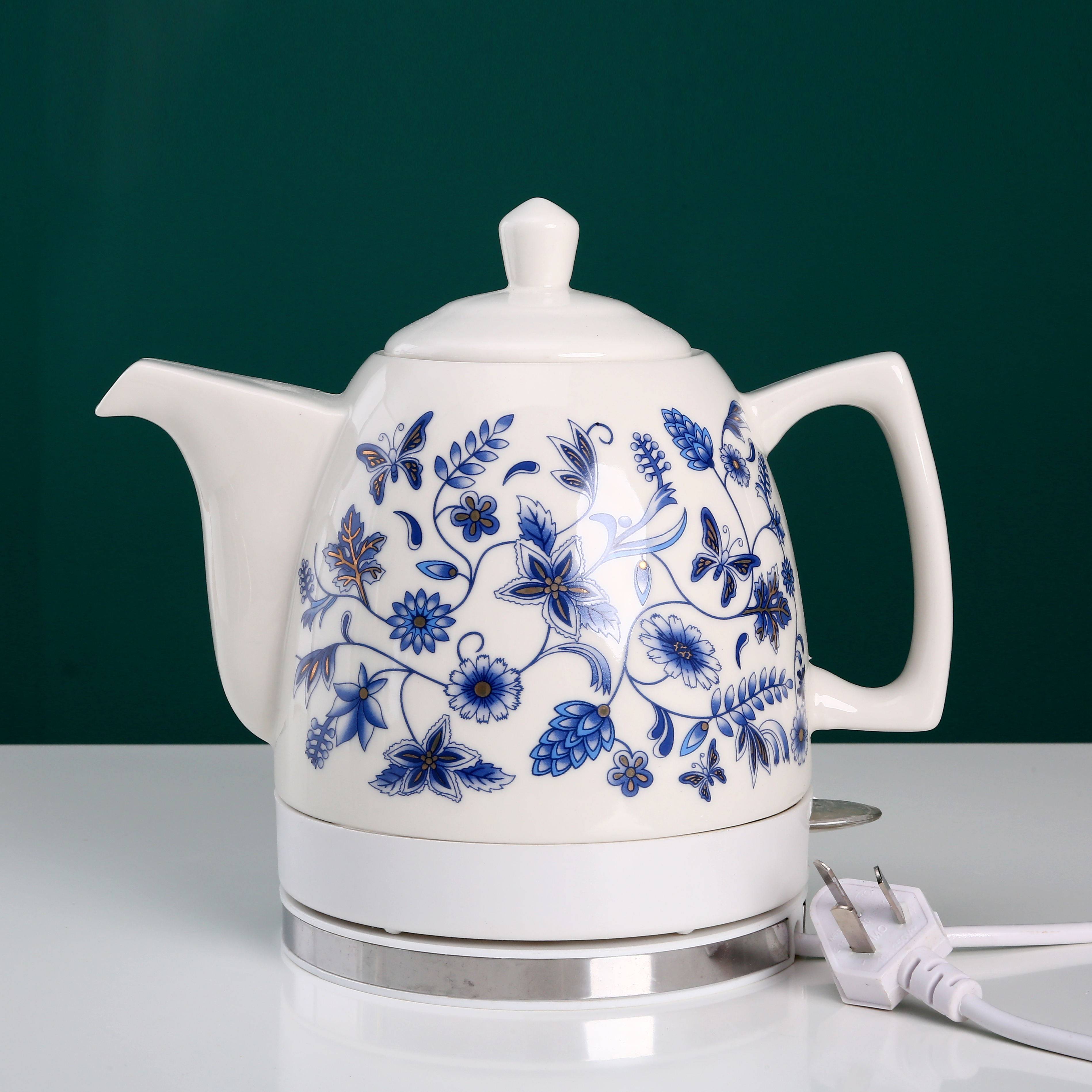 景德镇瓷器家用陶瓷电热水壶烧水壶陶瓷泡茶壶日用开水壶自动断电