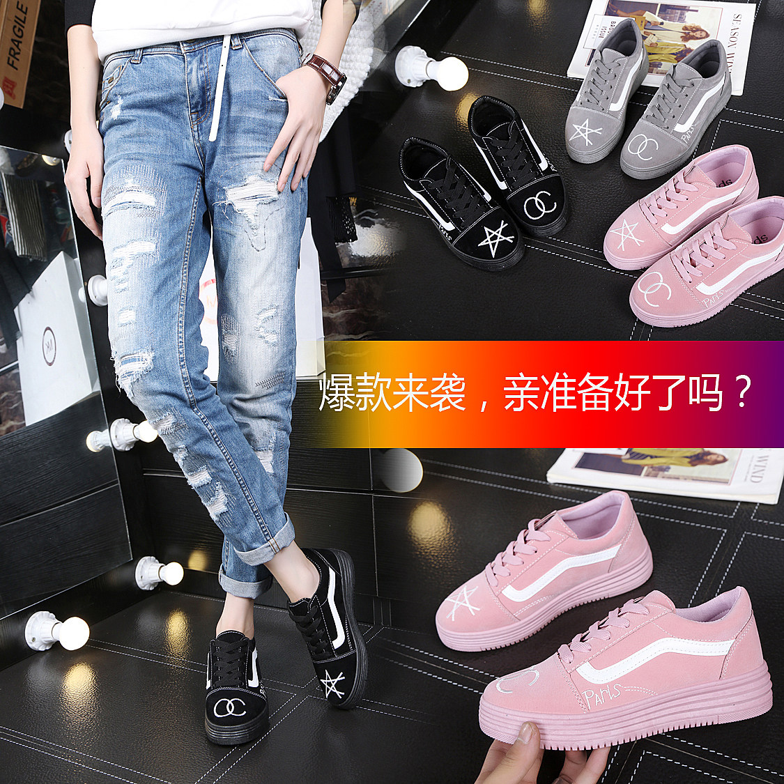 Chaussures de printemps doux - Ref 916804 Image 3