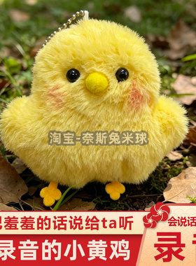 吉利小鸡录音玩偶送男友异地恋女
