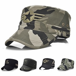 迷彩帽子男士春秋夏天特训作训帽夏季军版鸭舌帽防晒平顶帽