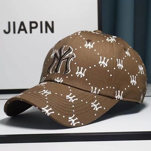 时尚刺绣字母棒球帽大头围硬顶潮牌男士高端品牌鸭舌帽女遮阳帽子