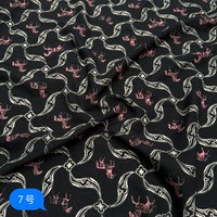 2026 summer faux silk double crepe chiffon fabric for half skirts, dresses, trousers, shirts, short sleeves and flowing fabrics thumbnail 7