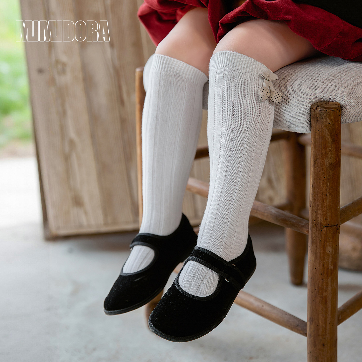儿童袜子春秋款女童宝宝中筒袜新生儿婴儿过膝长筒袜洋气公仔棉袜