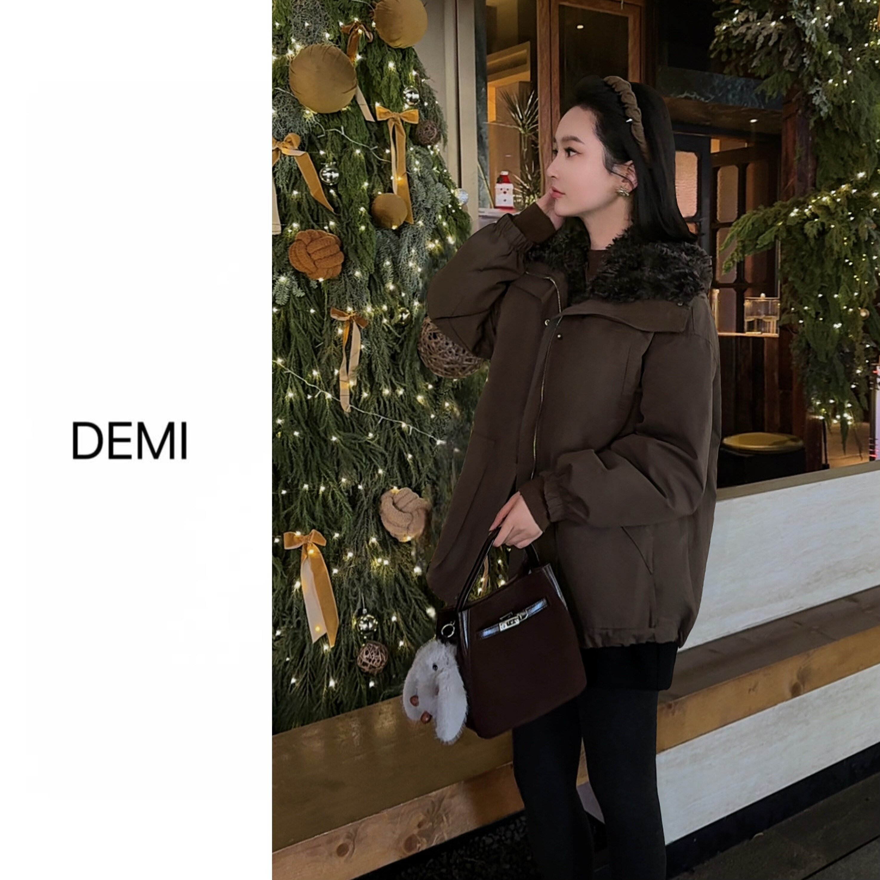 MISS RUILI 定制 2025新时尚百搭宽松显瘦大翻领毛毛外套F1485,女装/女士精品,派克服,淘宝优惠券,粉丝福利购,淘宝优惠卷