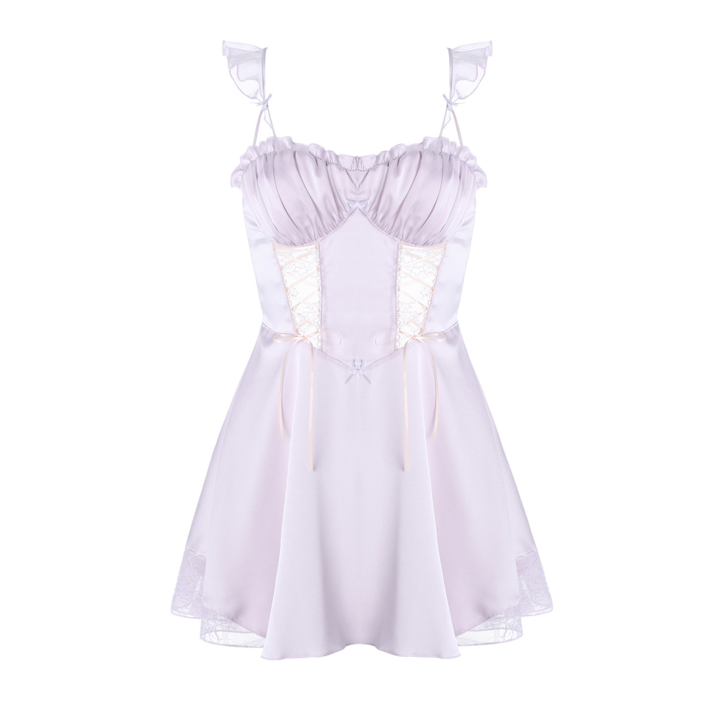 性感睡衣女款夏季2026新款冰丝带胸垫情调内衣纯欲风吊带睡裙薄款