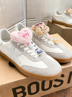 LUMES&YHGM真皮版！复古德训鞋2026早春新款运动休闲百搭情侣板鞋