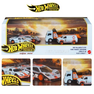 风火轮金标海湾石油车库铁底胶胎福特GT40 MCL合金小车玩具GMH39