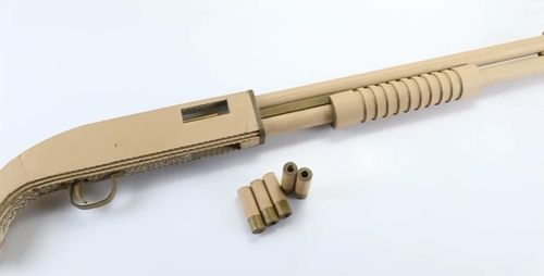 纸板枪模型黑撒图纸及教程