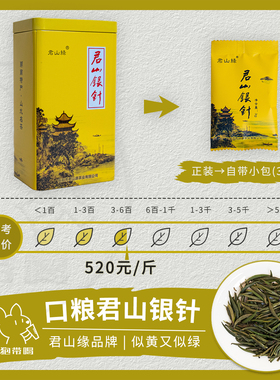 【单泡】君山缘 君山银针 湖南岳阳黄茶叶样试喝品鉴装