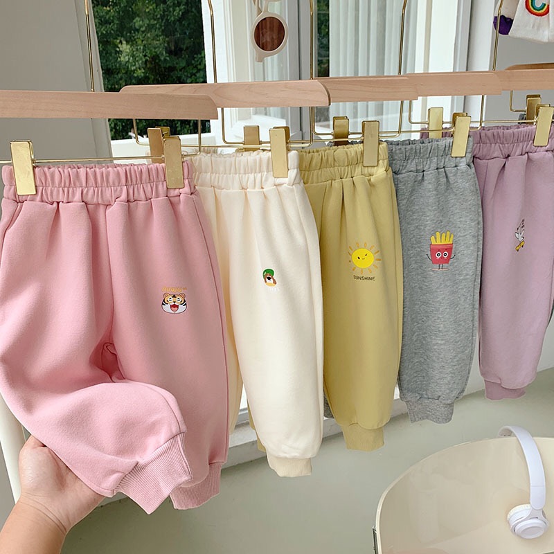 豆妞IAMDOU 90-150码特价春秋儿童卫裤幼儿园休闲裤宝宝运动裤子