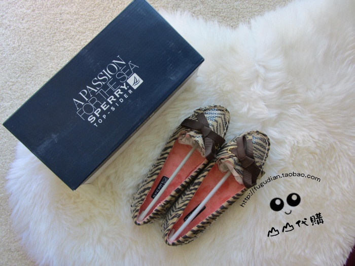 折 七年美代Sperry Top-Sider Skipper Fleece豹纹亮片单鞋 现货