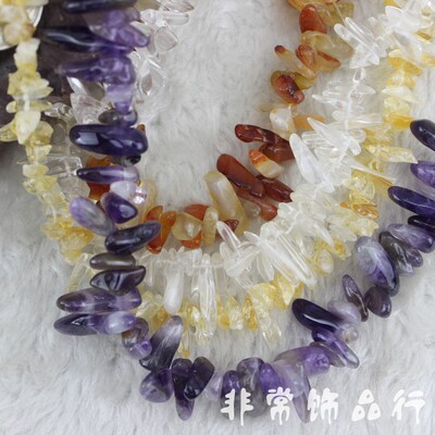 亚马逊天然随形红玛瑙绿东陵散珠