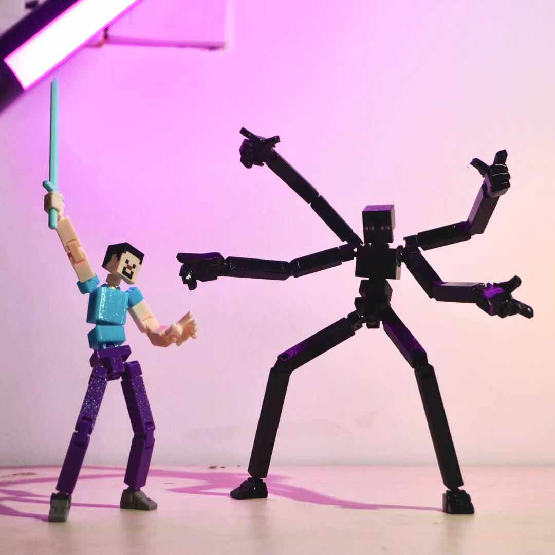 我的世界周边玩具苦力怕手办模型人偶公仔摆件儿童男孩生日礼物