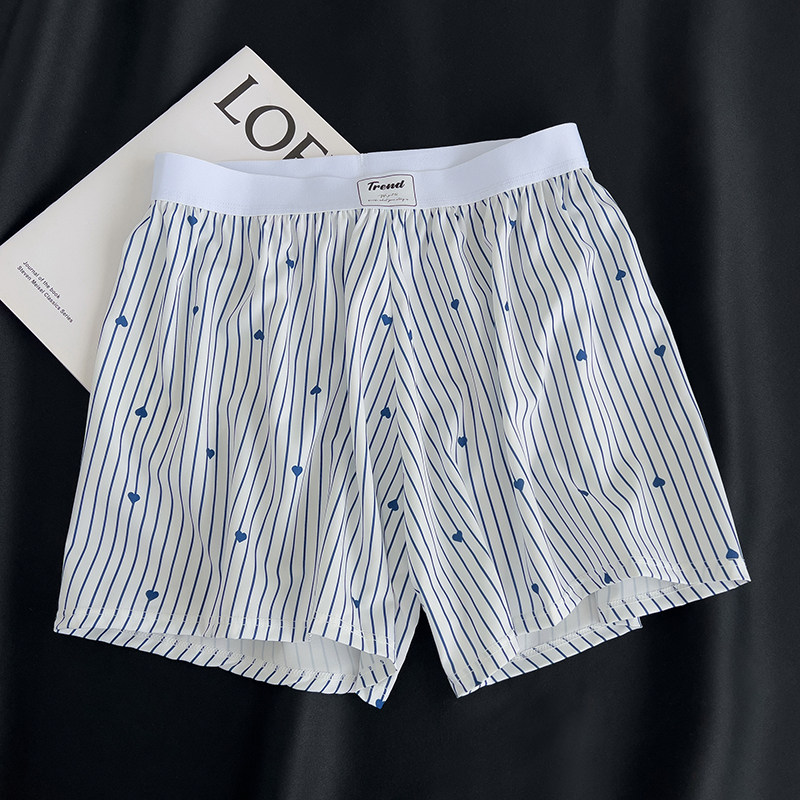宽松男士内裤阿罗潮流时尚冰丝舒适透气青年个性居家休闲四角短裤,女士内衣/男士内衣/家居服,男阿罗裤,淘宝优惠券,粉丝福利购,淘宝优惠卷