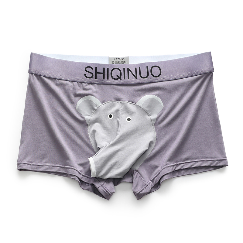 男士内裤青年卡通莫代尔枪弹分离