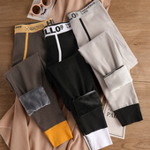 防寒青年舒适棉毛裤 男士 中腰秋冬季 打底裤 保暖裤 男生加厚加绒秋裤