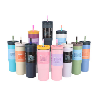 跨境Owala同款 新冰霸杯真空304保温杯汽车杯户外运动车载吸管水杯