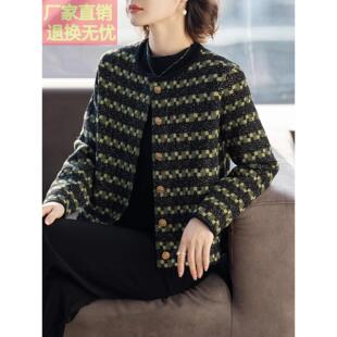 小个子妈妈短款春秋外套50岁中老年人女士春秋上衣服洋气2025新款