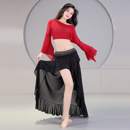 肚皮舞练功服2026新款网纱套装