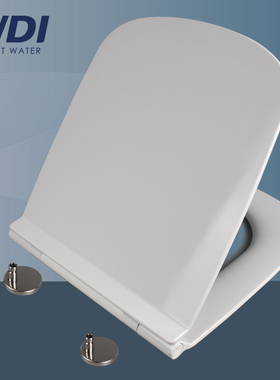 WDI脲醛树脂材质马桶盖U7270方形坐便器盖适配吉博乐嘉杜拉维