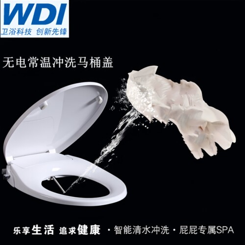 WDI无电冲洗坐便器盖板马桶盖智能便洁宝冲洗器不用电通用包邮