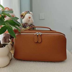 小号化妆包钩针项目包织女收纳包牛皮包收纳化妆品收纳包便携包