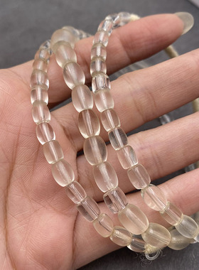 非洲贸易珠 仿水晶琉璃珠 夏天小清新饰品项链 文玩配珠diy散珠