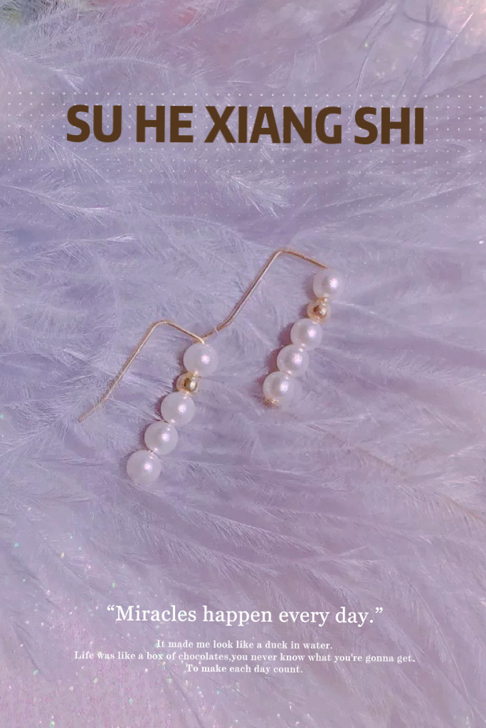 耳环女 网红博主同耳钉百搭镀金925银小众通勤仿珍珠轻奢质感