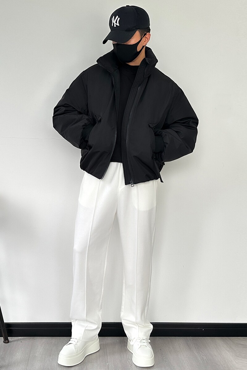H52-P155冬季新款50绒羽绒服男士宽松加绒夹克大码面包服休闲外套,男装夹克,星座1305