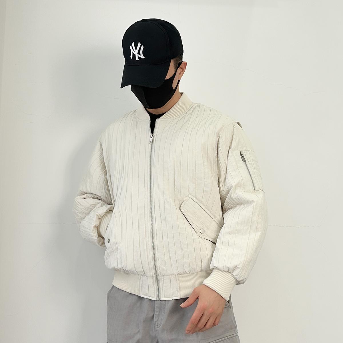 8807-P168新款加厚棉衣男士宽松纯色棒球领保暖棉服夹克-ZX1305,男装夹克,星座1305