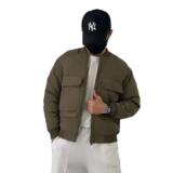 9667-p215精品新款棒球轻薄领羽绒服男士合身加绒加厚工装外套，男装羽绒服，星座1305