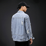 806-P80新款男士外套春秋款潮流百搭休闲夹克男装上衣，男装夹克，星座1305