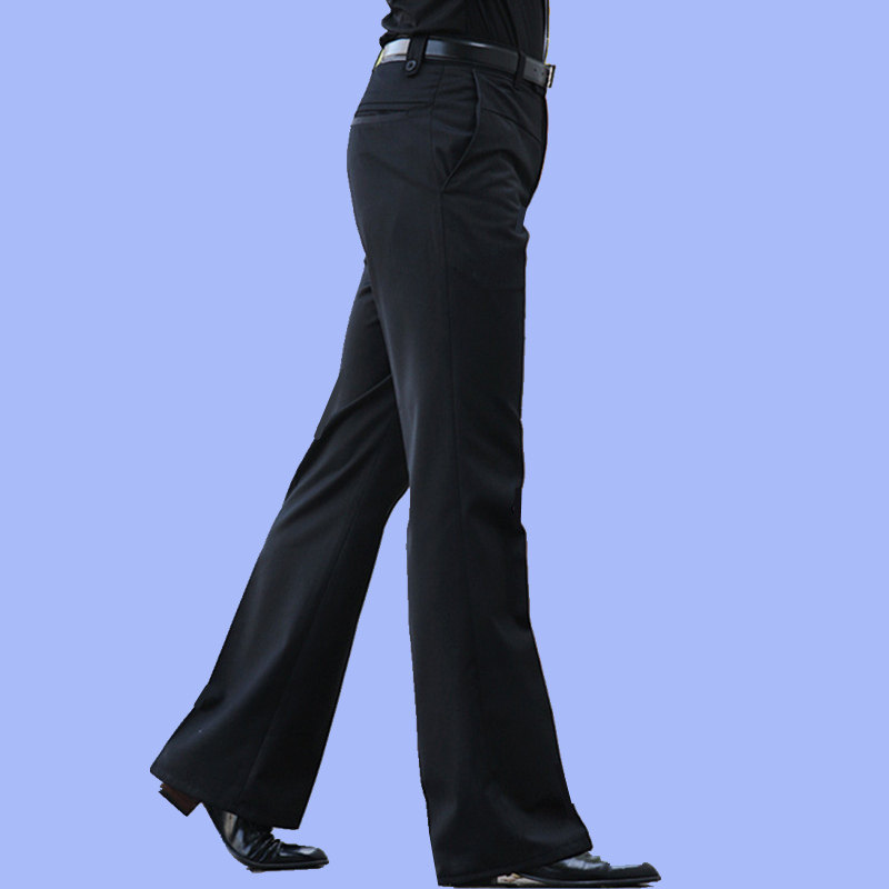 夏季喇叭褲男大碼韓版修身爸爸免燙商務休閑中年微喇大腳褲舞蹈褲在類目 男裝, 西褲中 - 來自Buy2taobao.com提供專業的淘寶代購服務