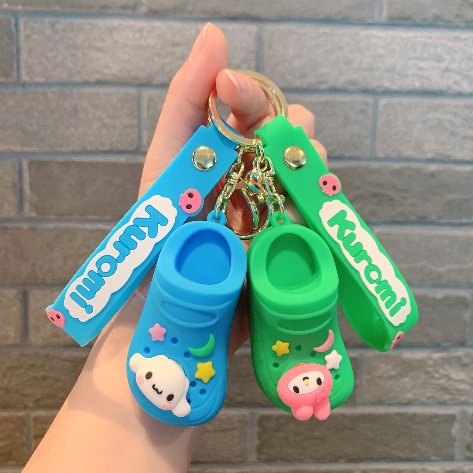 库洛米拖鞋钥匙扣可爱公仔