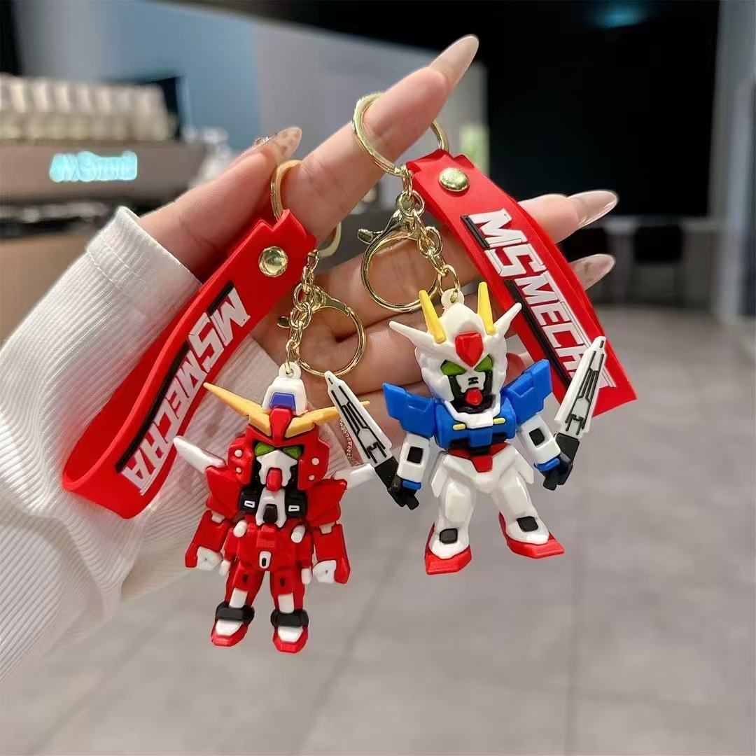 创意卡通机器人钥匙扣玩偶机甲公仔个性背包挂件挂饰学生小礼品