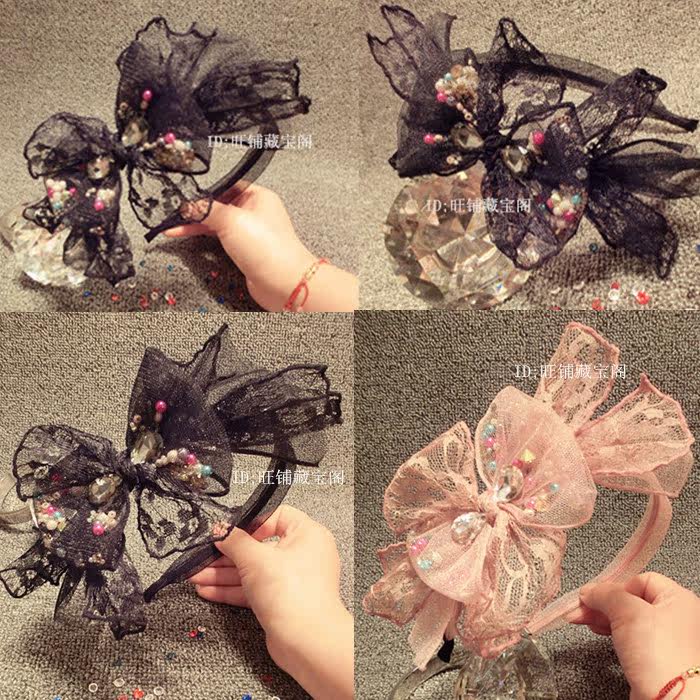 Accessoire coiffure en dentelle - Ref 1201071 Image 1