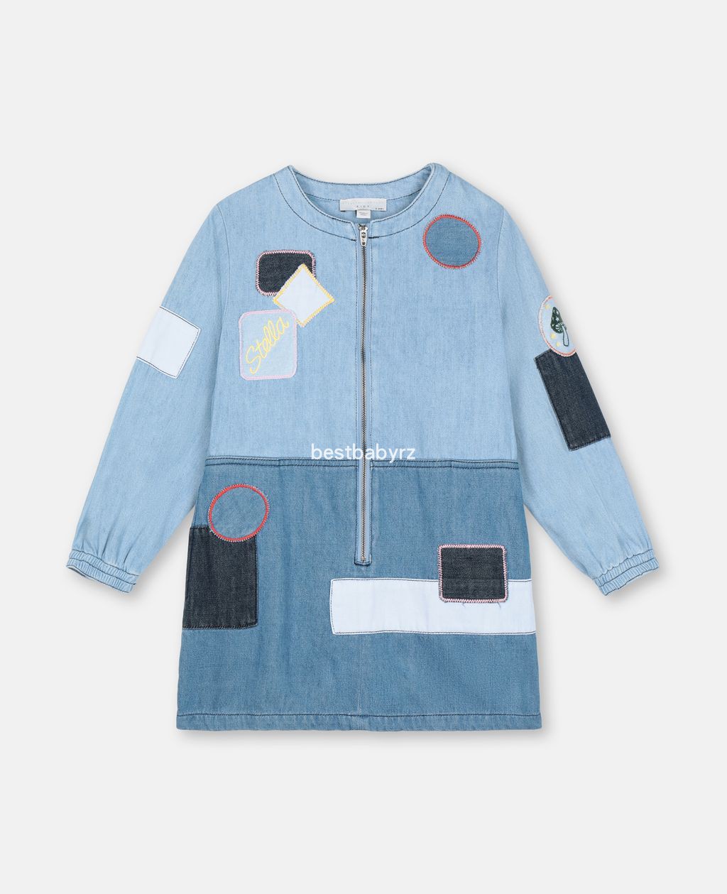 现货拼色休闲连衣裙111