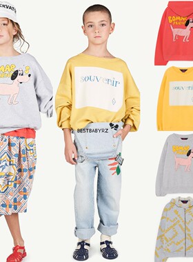 3z特价BBRZ现货 西班牙TAO 男女童宽松时尚印纹卫衣/连帽衫 多款