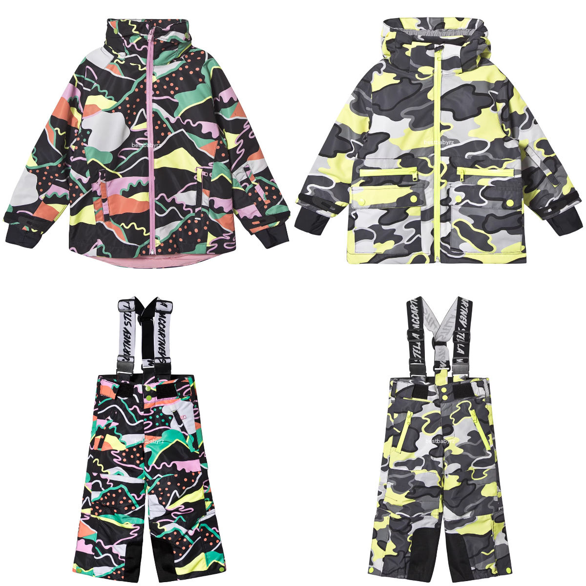 现货stellamccartney荧光童装