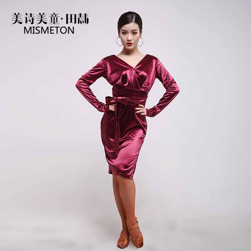 成人女拉丁舞裙田慧超值