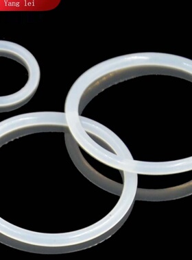 硅胶白色半透明8mm  外径30mm--1000mm耐高温防水O型圈减震密封圈