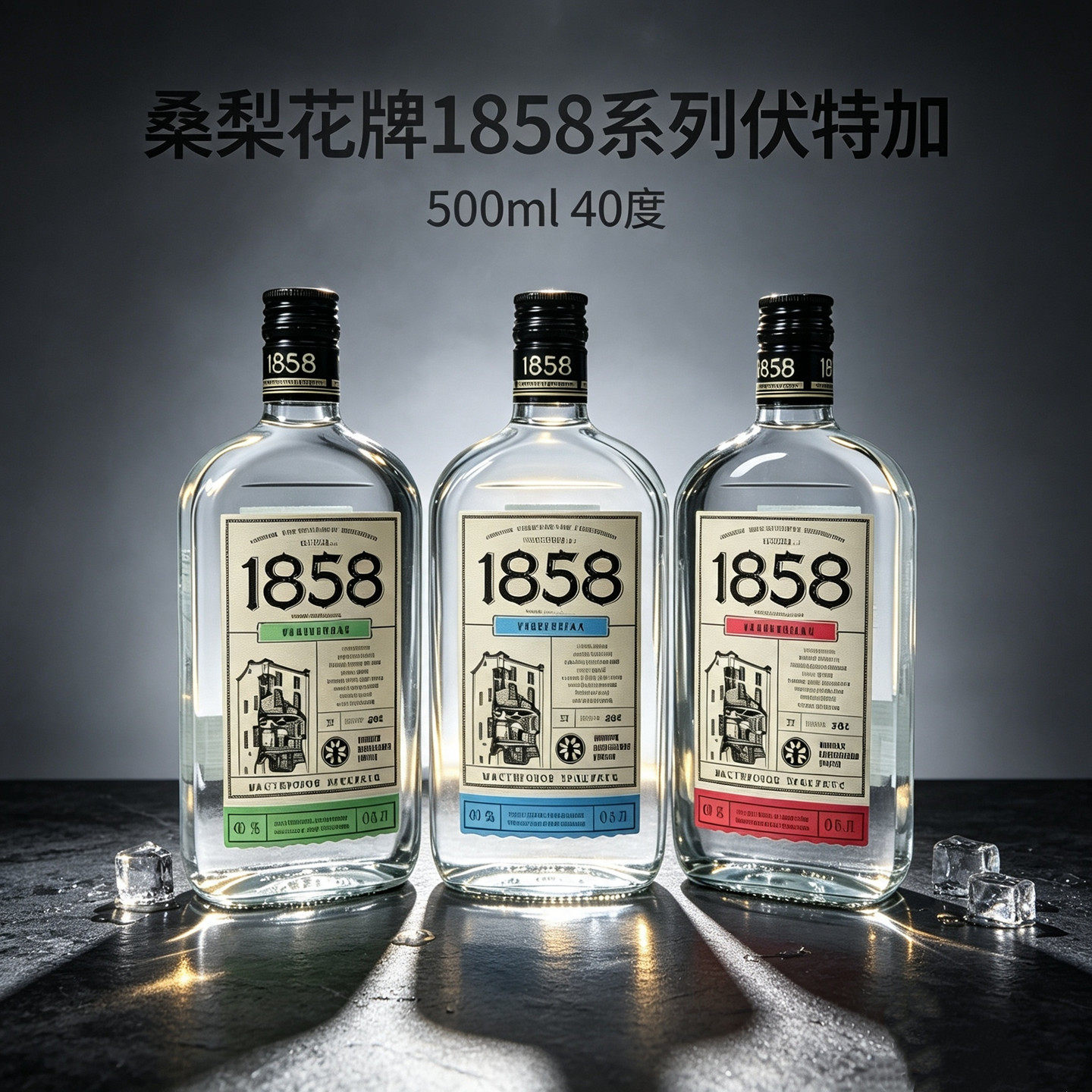 白俄罗斯原装进口桑梨花系列经典伏特加40度洋酒酒吧基酒可配礼盒