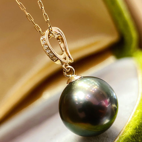 18k金简约钻石吊坠空托