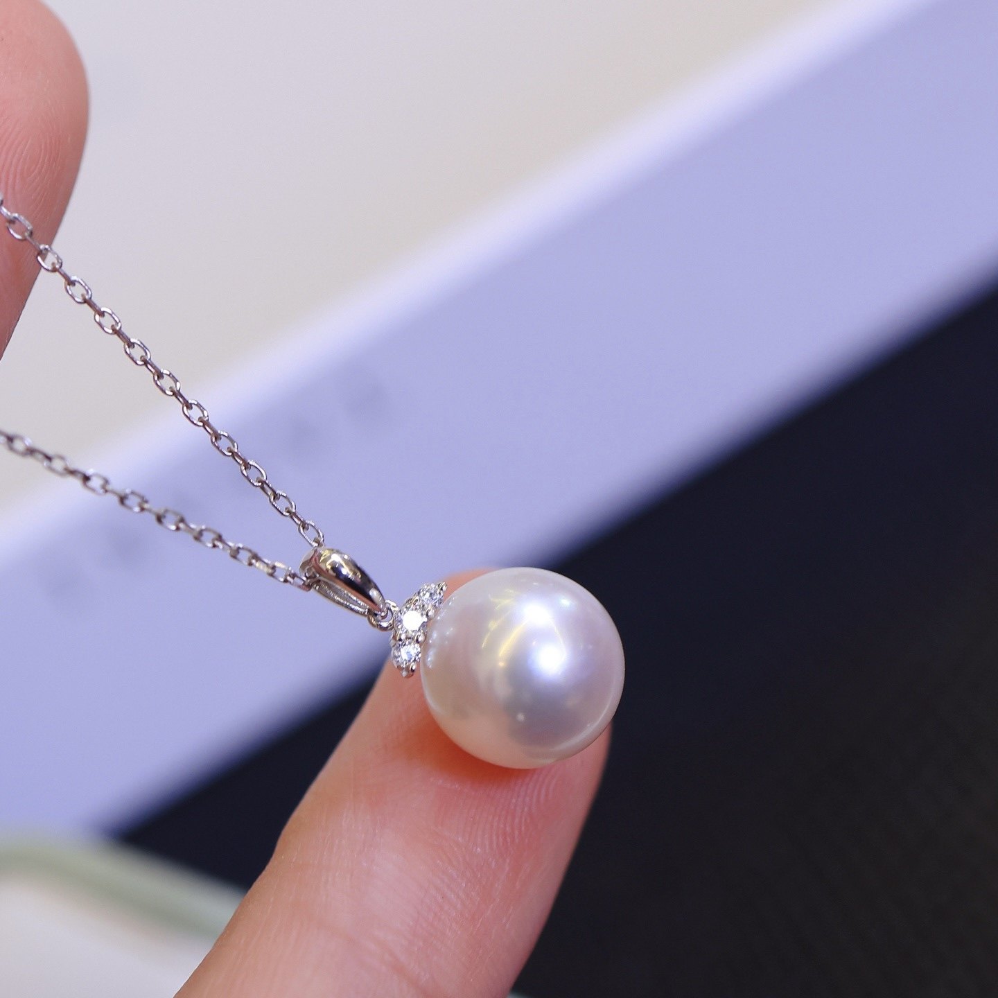 PT900铂金9-10mmDIY珍珠吊坠配件空托锆石镶嵌睫毛款百搭简约大气,珠宝/钻石/翡翠,颈饰,淘宝优惠券,粉丝福利购,淘宝优惠卷